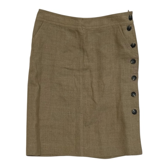 Lauren Ralph Lauren Dresses & Skirts - Lauren Ralph Lauren Tan Linen Skirt - Womens Size 12 *see description*